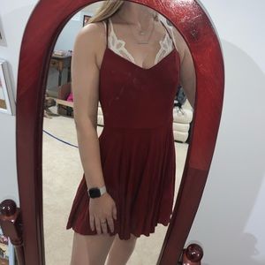 Burgundy Dress